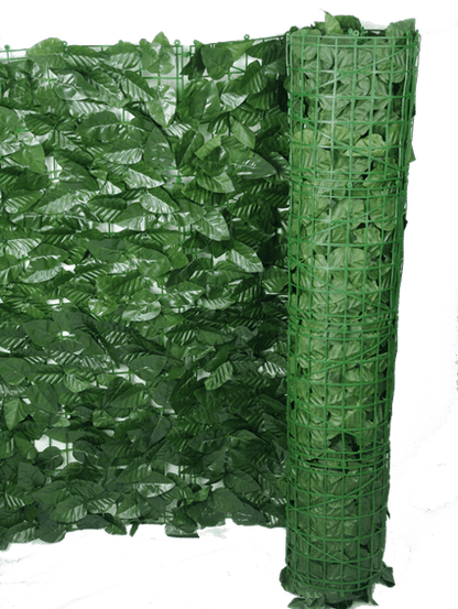 Artificial UV Peach Leaf Roll 3m By 1m