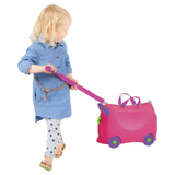 Kiddicare Bon Voyage Kids Ride On Suitcase Luggage Travel Bag Pink