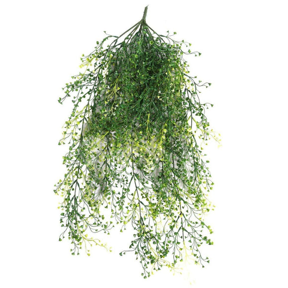 Artificial Plant Hanging  (Mixed Green String of Pearls) UV Resistant 90cm