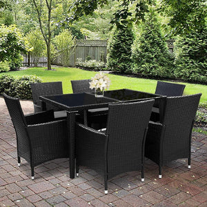 7pcs Dining Table Set Outdoor Furniture