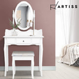 Dressing Table Stool Mirror Jewellery Cabinet Tables Drawer White Box Organizer