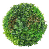 Artificial Plant Green Wall Disk Art 150cm - Dense Green Sensation - Black Frame