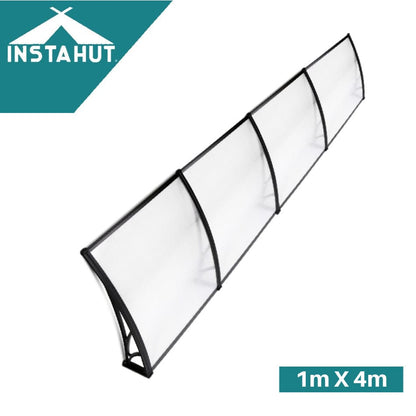 Window Door Awning Door Canopy Patio UV Sun Shield 1mx4m DIY