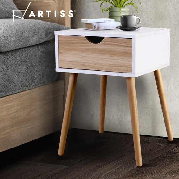 Bedside Table Drawers Side Table Storage Cabinet Nightstand