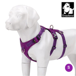 Whinhyepet Dog Harness Purple S