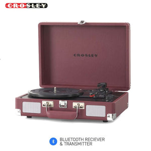 Crosley Cruiser Plus Bluetooth Turntable 3 Speed Burgundy