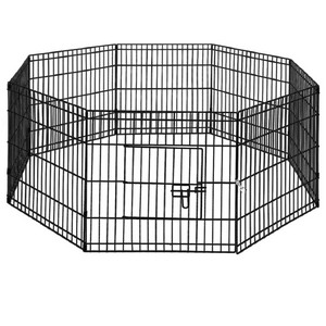 Pet Playpen i.Pet 24" 8 Panel-Puppy Exercise Cage Enclosure Play Pen Fence