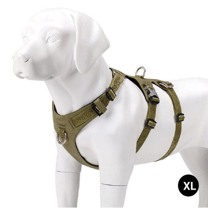 Whinhyepet Dog Harness Army Green XL