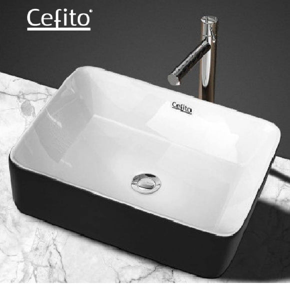 Cefito Bathroom Basin Ceramic Vanity Sink Hand Wash Bowl 48x37cm