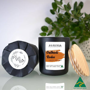 Soy Candle Aurora Outback Rodeo Australian Made 300g