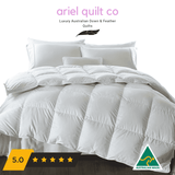 Ariel Miracle 95percent Goose Down 5percent Goose Feather Quilt Single