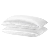 MULBERRY SILK PILLOW CASE TWIN PACK - SIZE: 51X76CM - WHITE