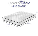 Royal Comfort Comforpedic Bonnell Spring Mattress - King Single