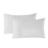 Royal Comfort Blended Bamboo Quilt Cover Sets -White-Queen
