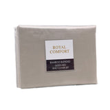 Royal Comfort Blended Bamboo Quilt Cover Sets -Warm Grey-Queen