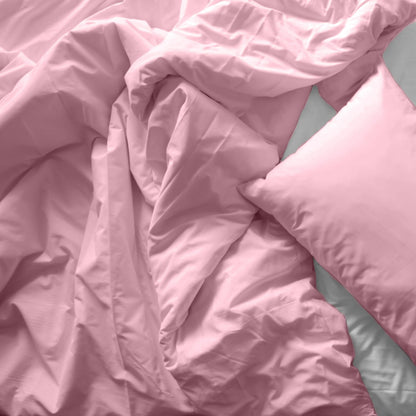 Royal Comfort Blended Bamboo Quilt Cover Sets -Blush-Queen