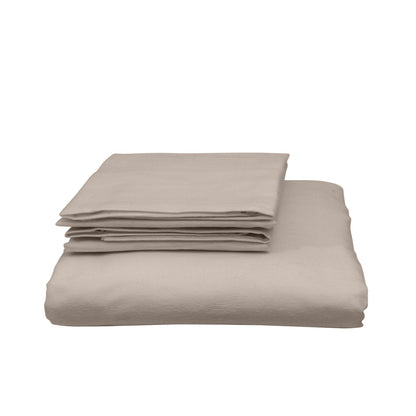 Royal Comfort Blended Bamboo Quilt Cover Sets -Warm Grey-King