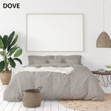 Royal Comfort - Balmain 1000TC Bamboo cotton Quilt Cover Sets (Queen) - Dove