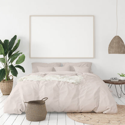 Royal Comfort - Balmain 1000TC Bamboo cotton Quilt Cover Sets (Queen) - Blush