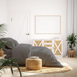 Royal Comfort - Balmain 1000TC Bamboo cotton Quilt Cover Sets (King) - Pewter