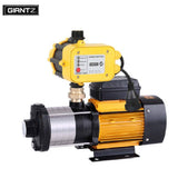 Giantz Multi Stage Water Pump Pressure Rain Tank Irrigation 2000W Yellow Controller