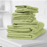 Royal Comfort Eden Egyptian Cotton 600 GSM 8 Piece Towels Pack Spearmint