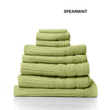 Royal Comfort Eden Egyptian Cotton 600 GSM 8 Piece Towels Pack Spearmint