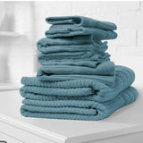 Royal Comfort Eden Egyptian Cotton 600 GSM 8 Piece Towels Pack Turquoise