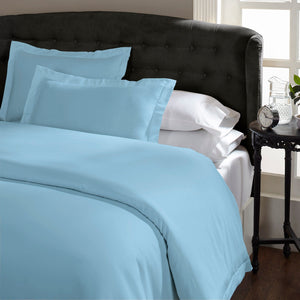 Royal Comfort 1500 Thread count Cotton Rich Quilt cover sets King Indigo