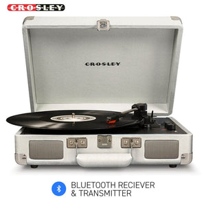 CROSLEY Crosley Cruiser White Sands - Bluetooth Portable Turntable