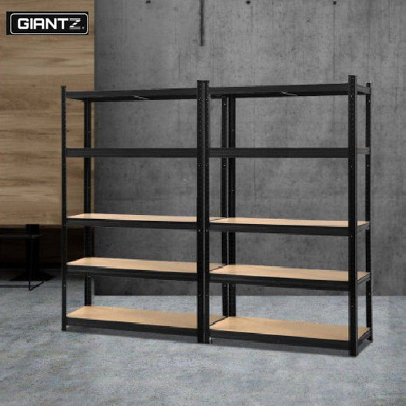 Giantz 2X1.8M Warehouse Shelving Garage Storage Racking Steel Metal Shelves