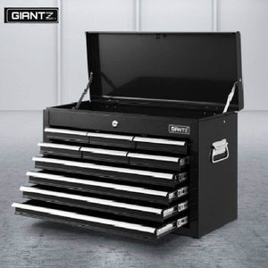 10-Drawer Tool Box Chest Cabinet Garage Storage Toolbox Black-Giantz