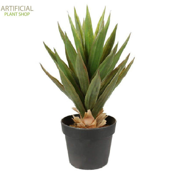 Artificial Plant Dense Potted Aloe Vera Plant 50 cm