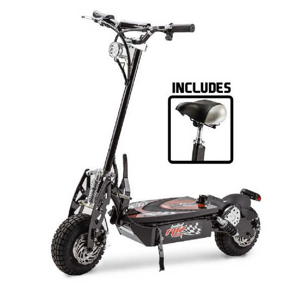 BULLET RPZ1600 Series 1000W Electric Scooter 48V - Turbo w/ LED