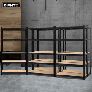 5X1.8M Warehouse Garage Shelving Storage Racking Steel Metal Shelves