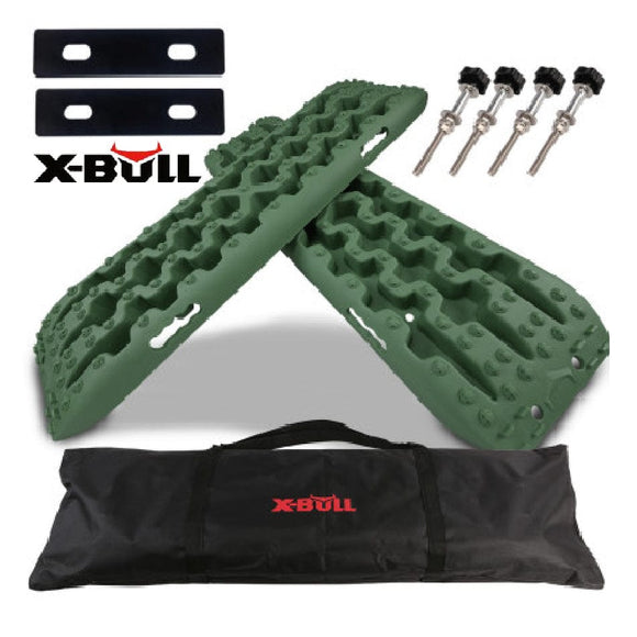 X-BULL 4X4 Recovery tracks Sand tracks KIT Carry bag mounting pin Sand/Snow/Mud 10T 4WD-OLIVE Gen3.0