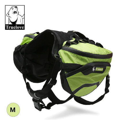 Dog Backpack Neon Yellow M