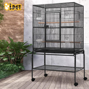 Bird Cage Pet Cages Aviary 137CM Large Travel Stand Budgie Parrot