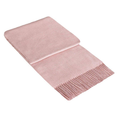 Paddington Throw - Fine Wool Blend - Blush