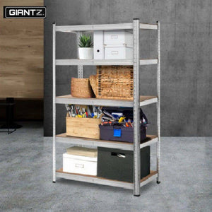 Giantz 1.8M Warehouse Racking Rack Shelving Garage Steel Metal Storage Shelves Silver