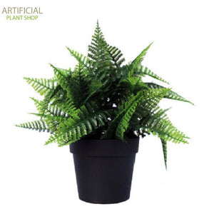 Artificial Plant Persa Boston Fern Plant Small Potted UV Resistant 20cm