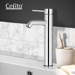 Cefito Basin Mixer Tap - Silver