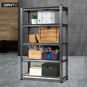 Giantz 1.5M Metal Steel Warehouse Shelving Racking Garage Storage Shelves Racks