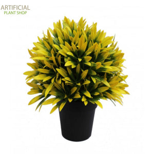 Artificial Plant Small Potted Decorative Yellow Lily Plant UV Resistant 20cm