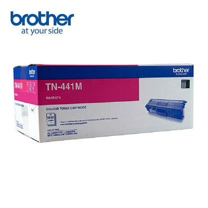 BROTHER TN-441M Colour Laser Toner - Magenta Standard Cartridge- HL-L8260CDN/8360CDW MFC-L8690CDW/L8900CDW - 1,800 Pages