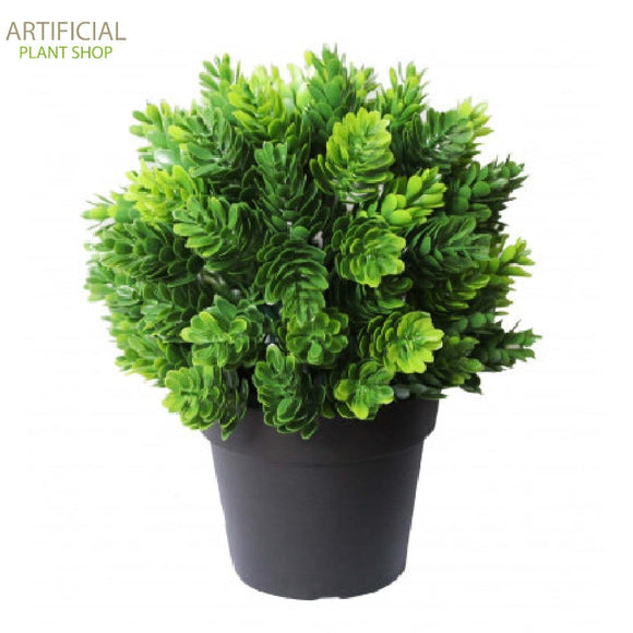 Artificial Plant Small Potted Flowering Hop Plant UV Resistant 20cm