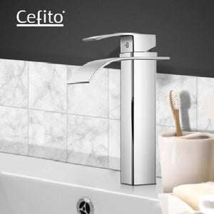 Cefito Basin Mixer Tap - Silver