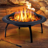 Fire Pit BBQ 22 inch Portable Camping, Garden Patio, Heater, Fireplace