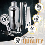 9 Pieces Drink Cocktail Shaker Set