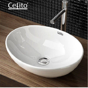 Cefito Bathroom Basin Ceramic Vanity Sink Hand Wash Bowl 41x34cm